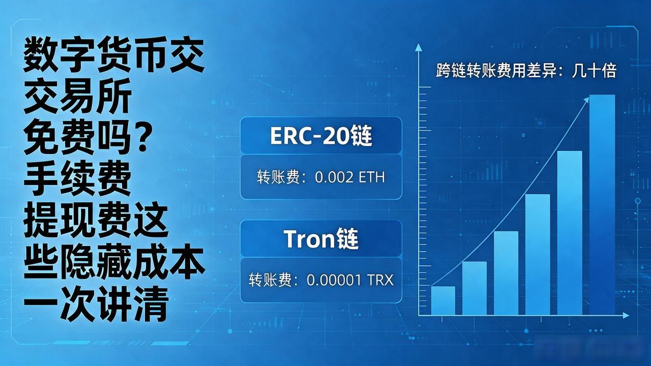 数字货币交易所免费吗？手续费、提现费这些隐藏成本一次讲清