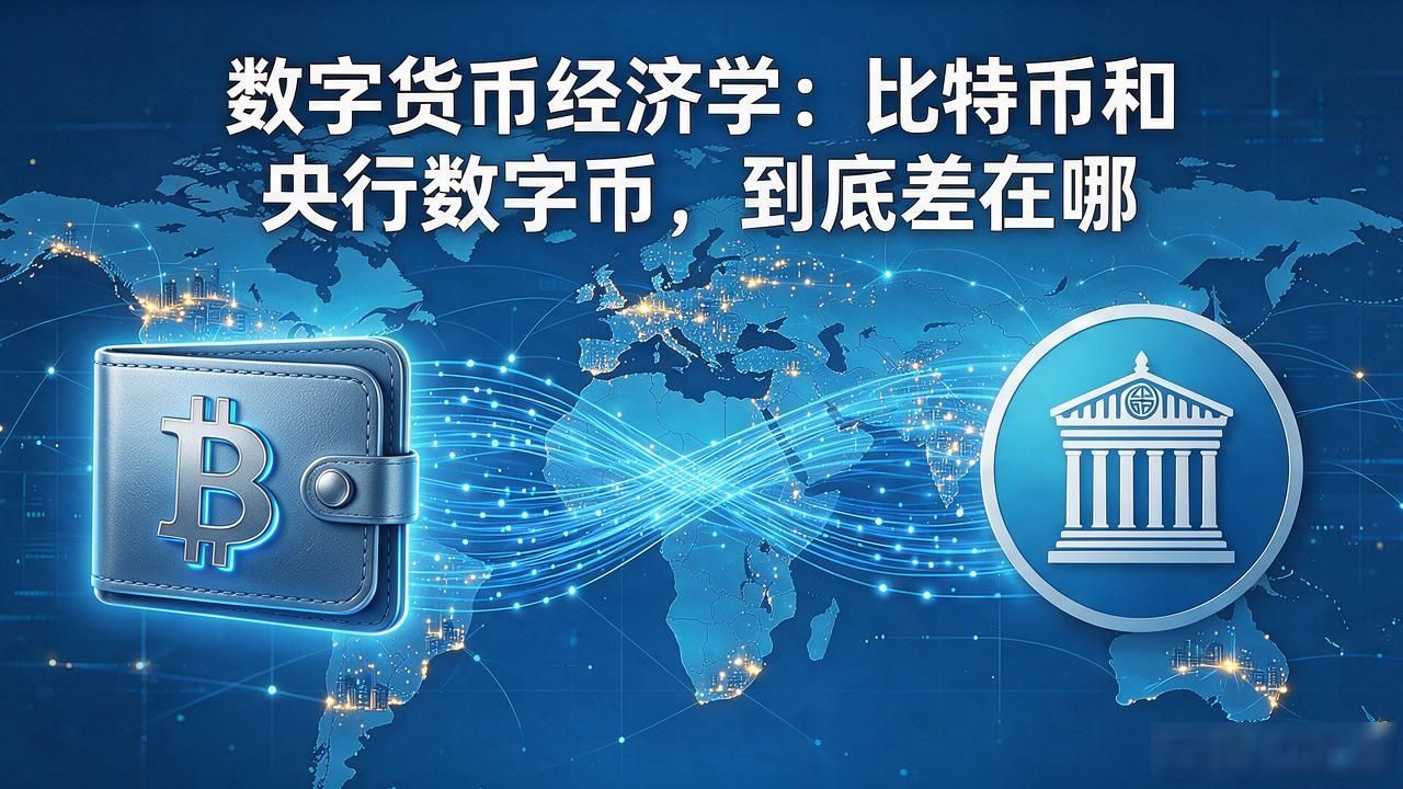 数字货币经济学：比特币和央行数字币，到底差在哪
