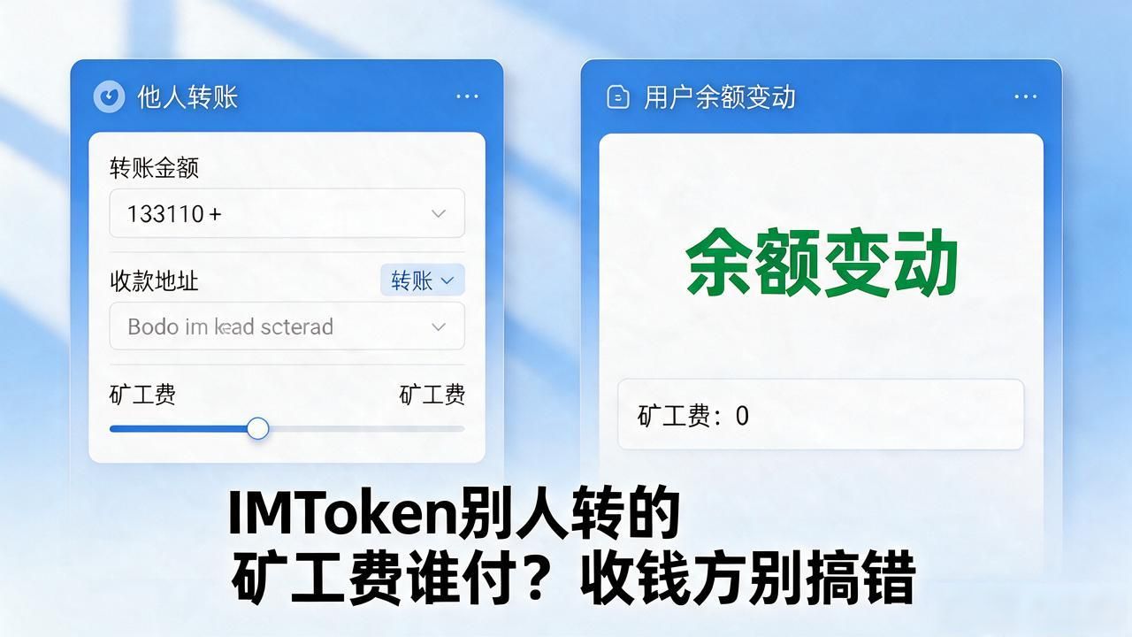IMToken别人转的矿工费谁付？收钱方别搞错