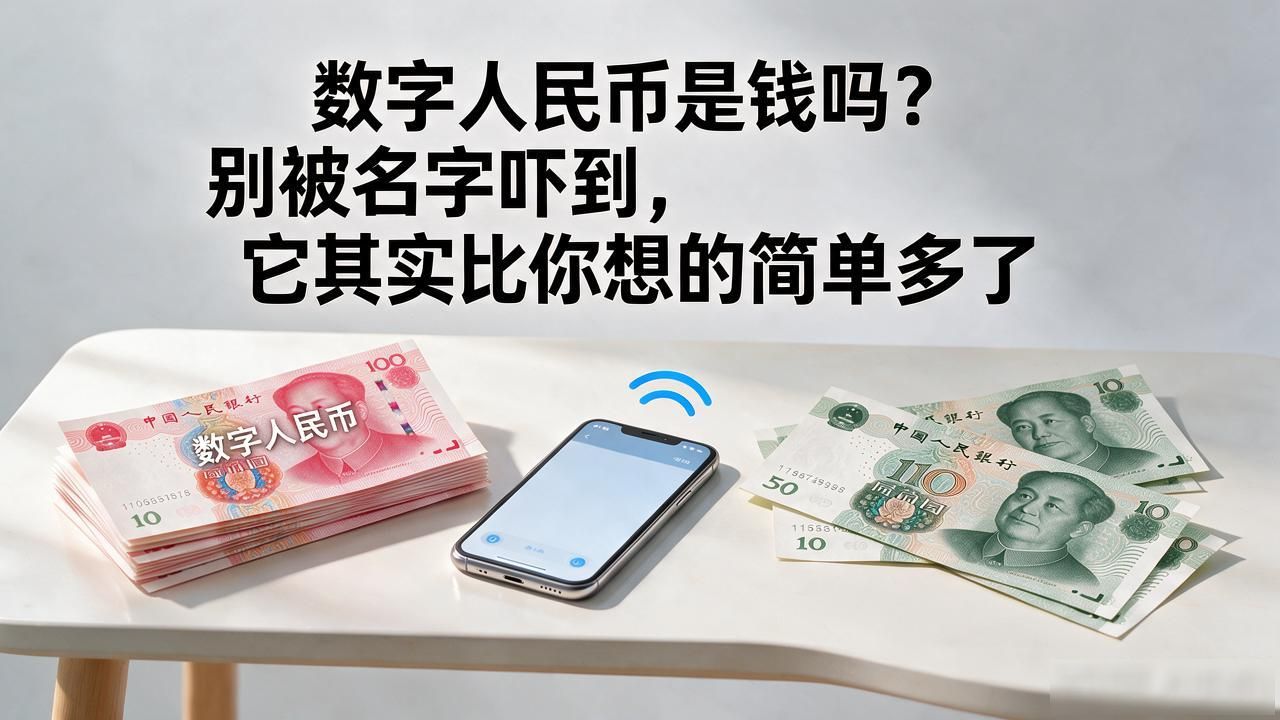 数字人民币是钱吗？别被名字吓到，它其实比你想的简单多了