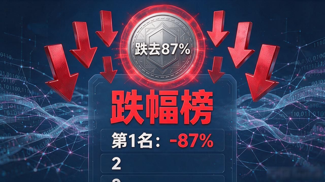 数字货币跌幅榜第一：跌去87%的币，散户还能拿吗？