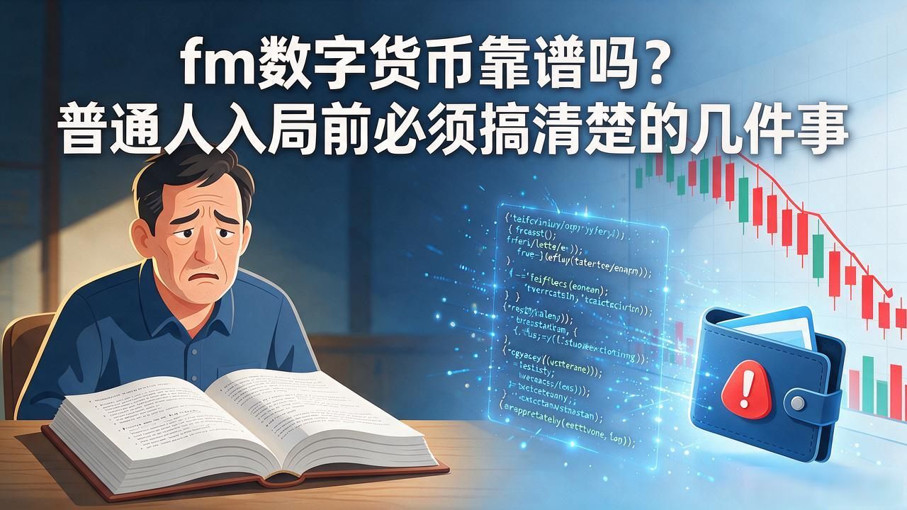fm数字货币靠谱吗？普通人入局前必须搞清楚的几件事