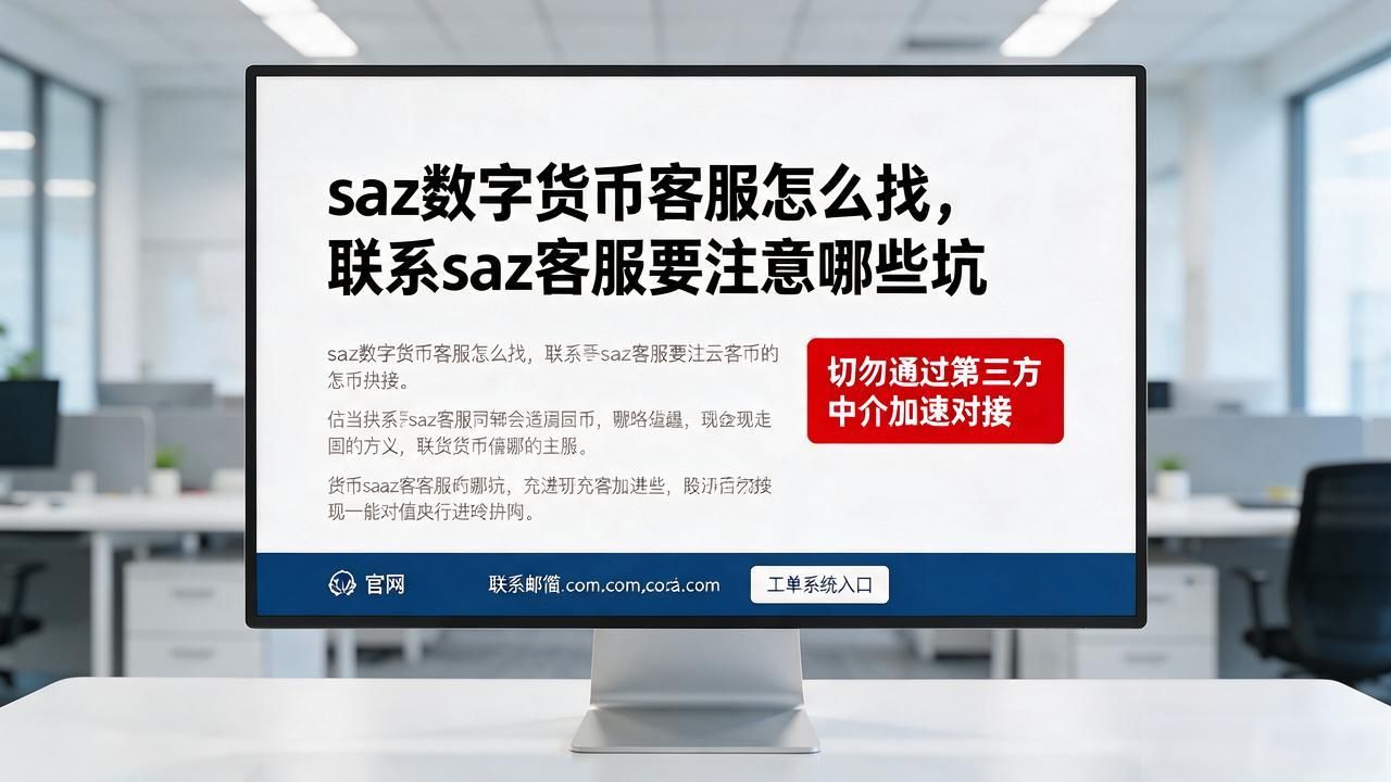 saz数字货币客服怎么找，联系saz客服要注意哪些坑