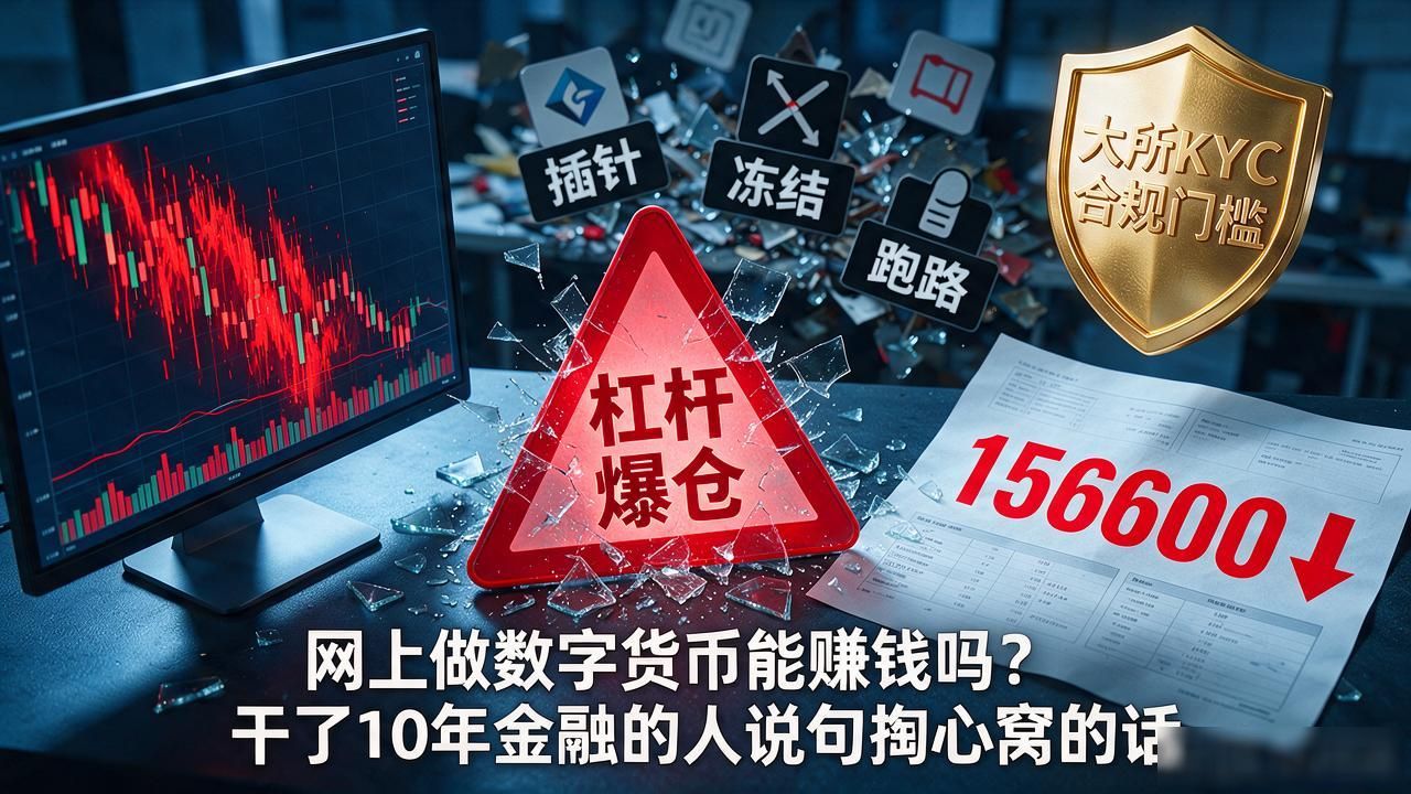 网上做数字货币能赚钱吗？干了10年金融的人说句掏心窝的话