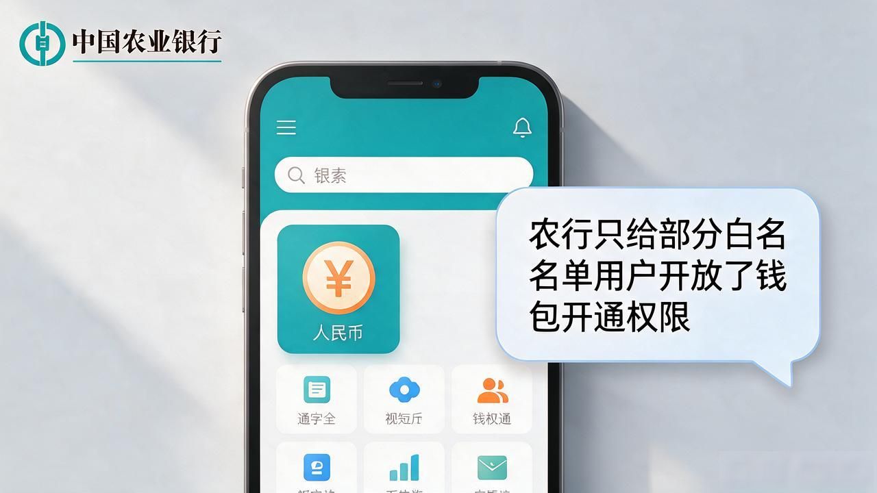 农行数字人民币花不出去？查了设置才明白，不是银行系统坏了
