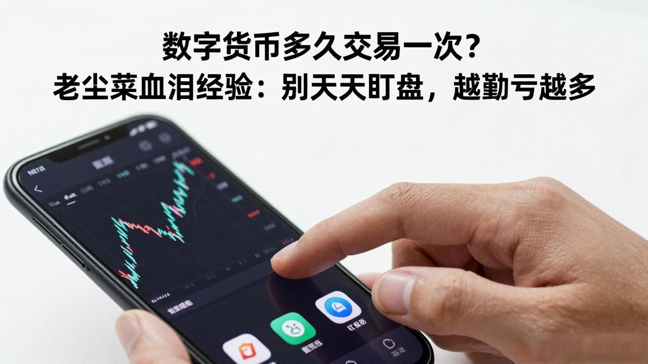 数字货币多久交易一次？老韭菜血泪经验：别天天盯盘，越勤亏越多