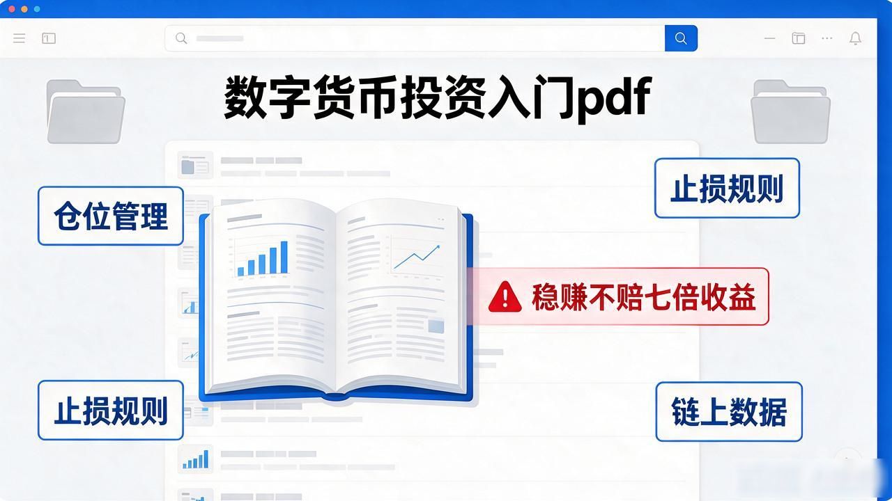 想找数字货币投资入门pdf？百度云上下载前先看这三块内容