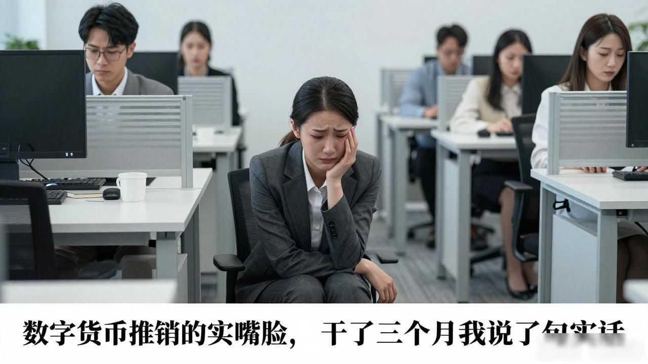 数字货币推销员的真实嘴脸，干了三个月我说了句实话
