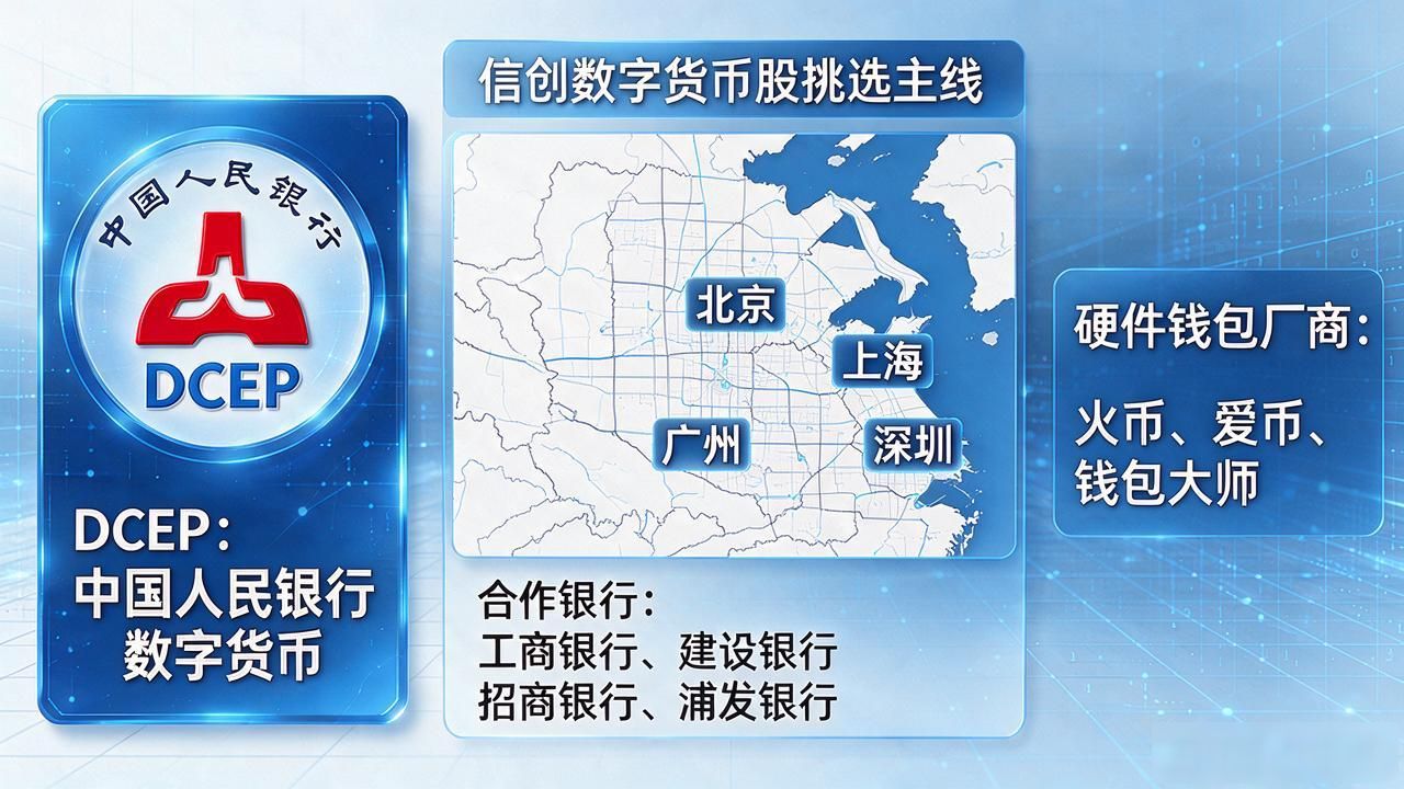 信创数字货币股到底怎么挑？把这几条主线看明白了，别再交智商税