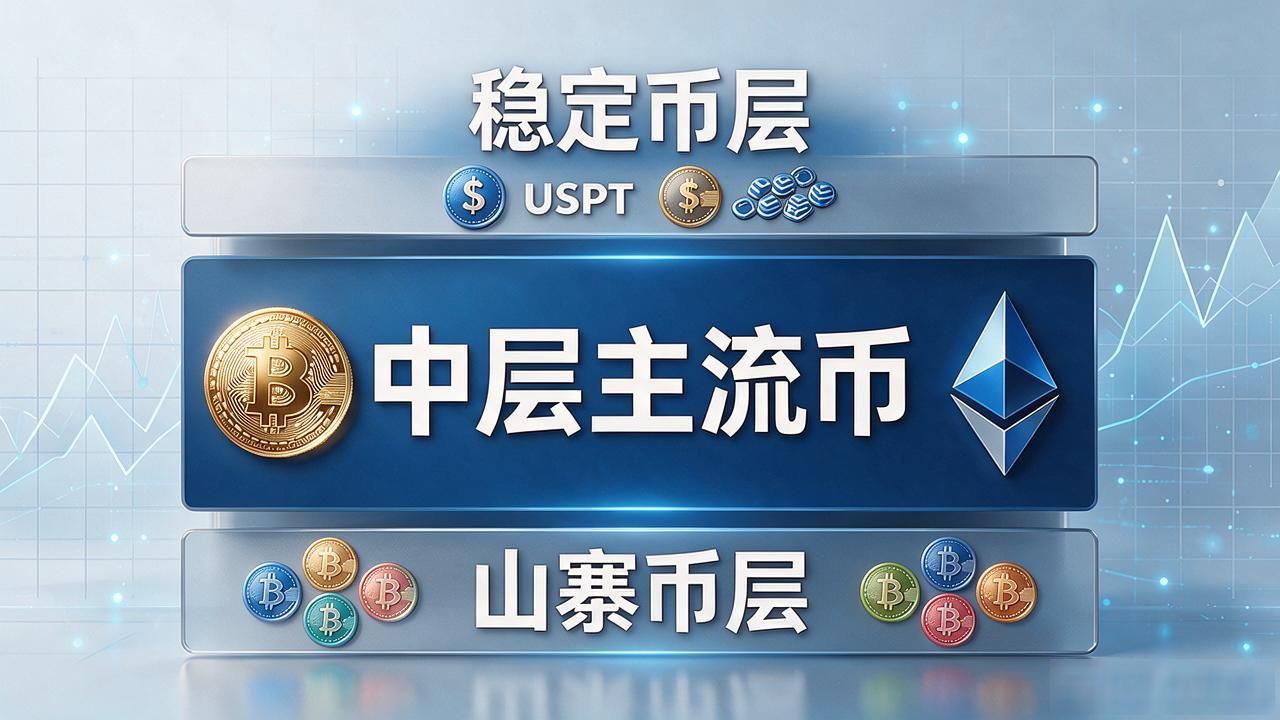 数字货币三明治：底层稳定币、中层主流币、顶层小币，配法全解