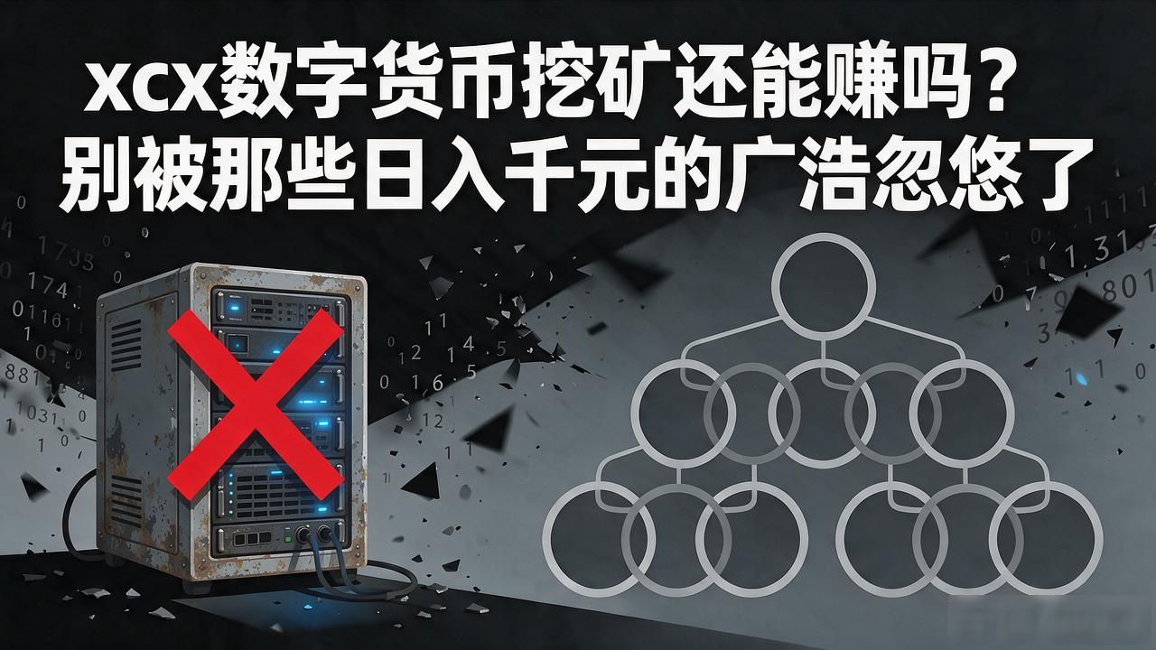 xcx数字货币挖矿还能赚吗？别被那些日入千元的广告忽悠了