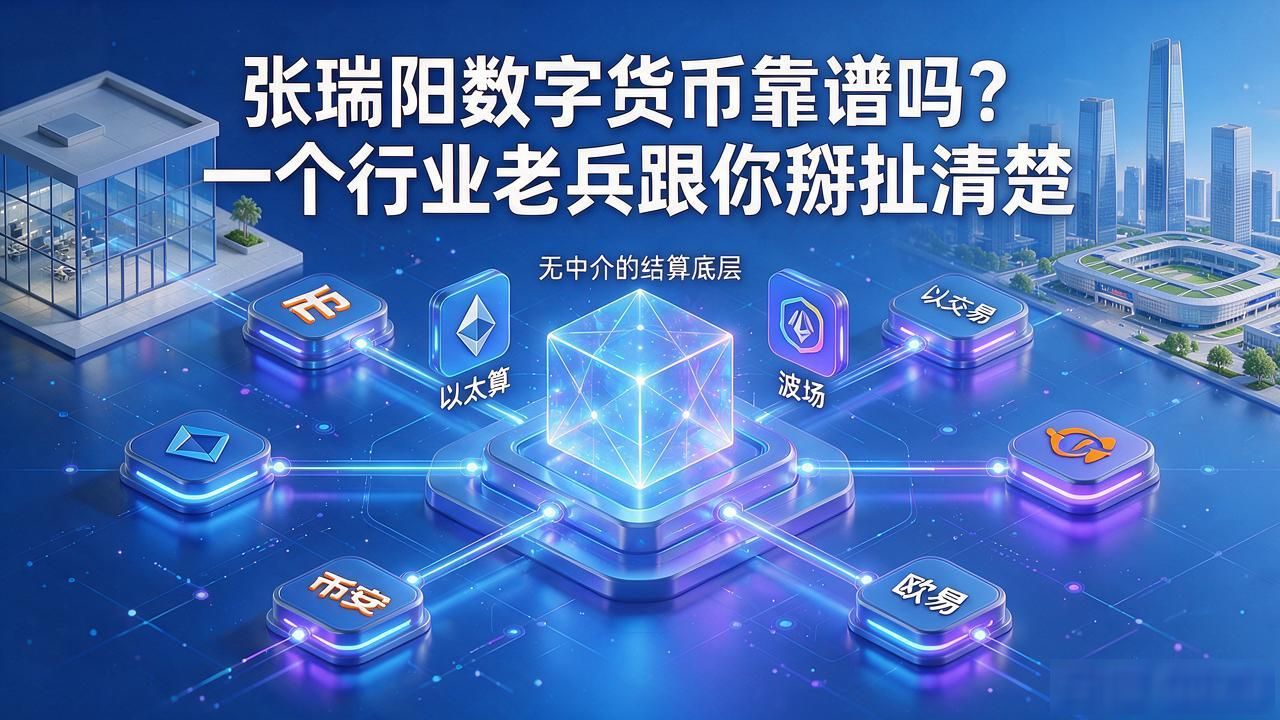 张瑞阳数字货币靠谱吗？一个行业老兵跟你掰扯清楚