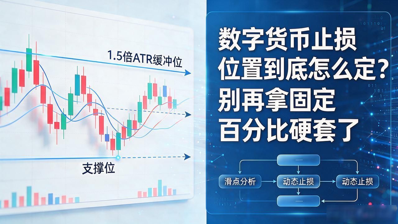 数字货币止损位置到底怎么定？别再拿固定百分比硬套了