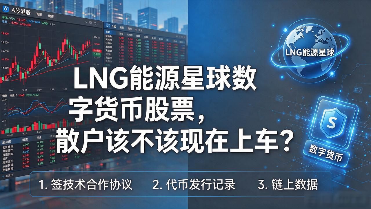 LNG能源星球数字货币股票，散户该不该现在上车
