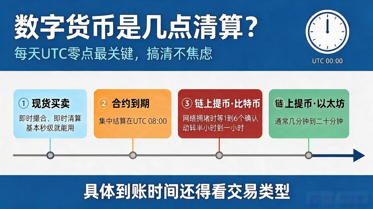 数字货币是几点清算？每天UTC零点最关键，搞清不焦虑